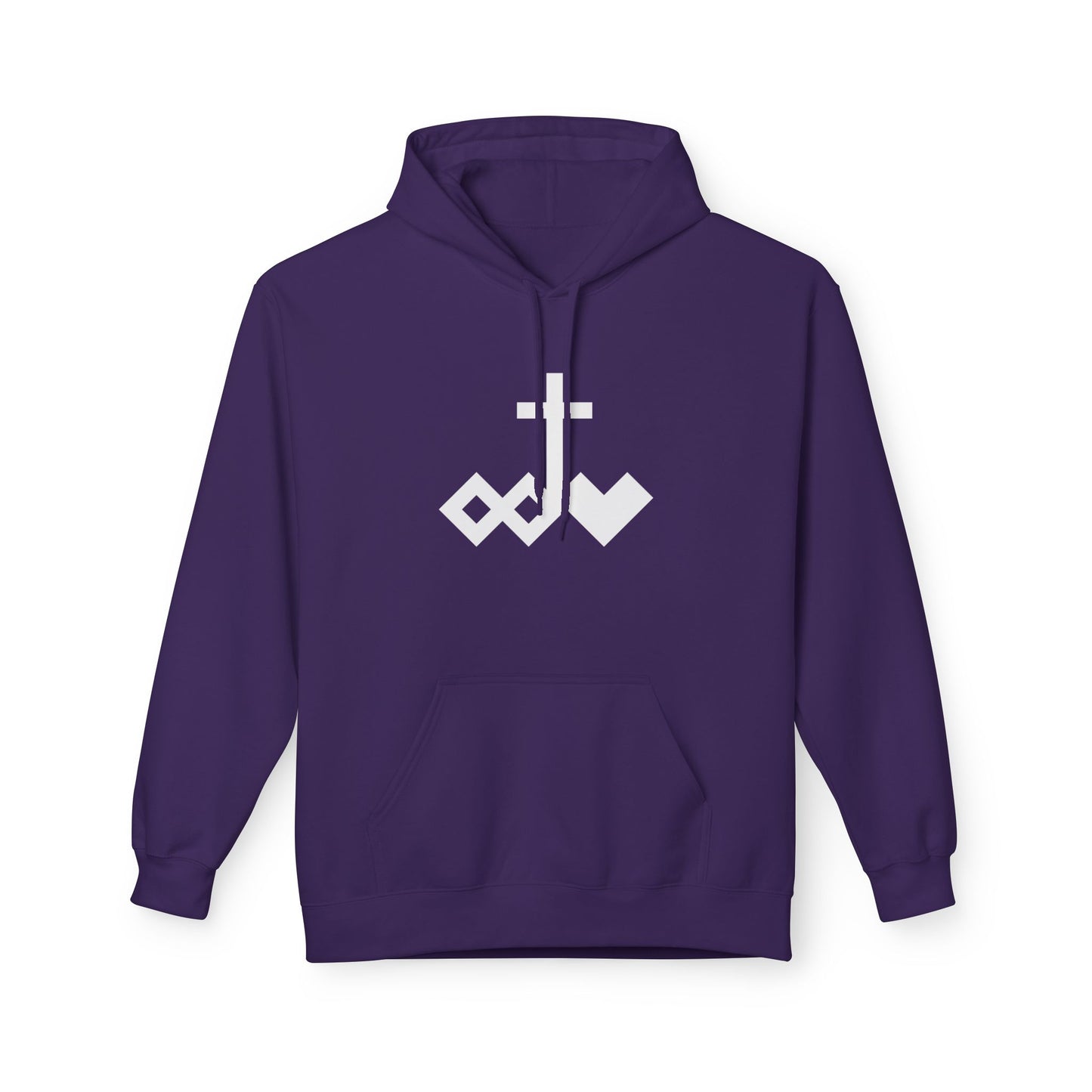 Logo Minimalist Graphic Fleece Hoodie