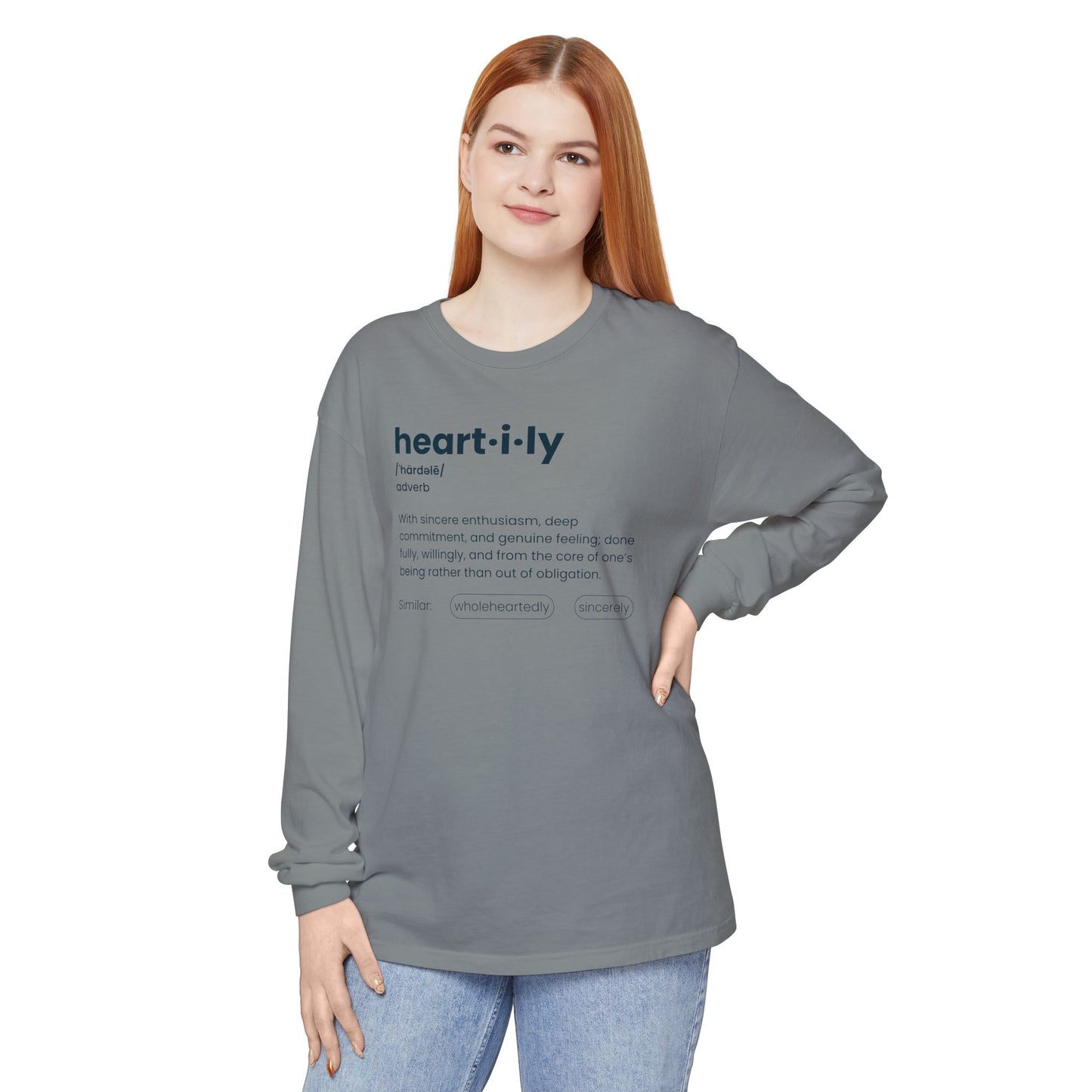 Heartily Definition Long Sleeve Tee