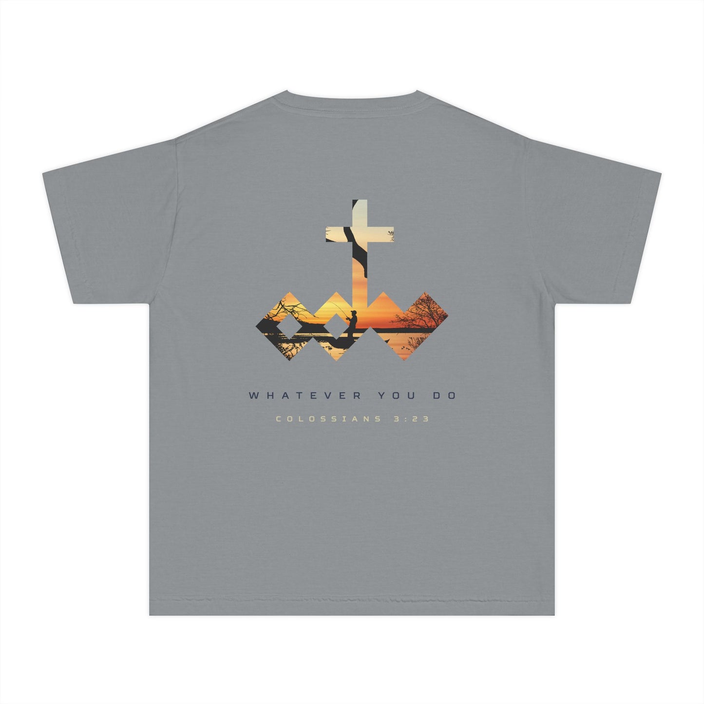 "Whatever You Do" Fishing Youth Tee