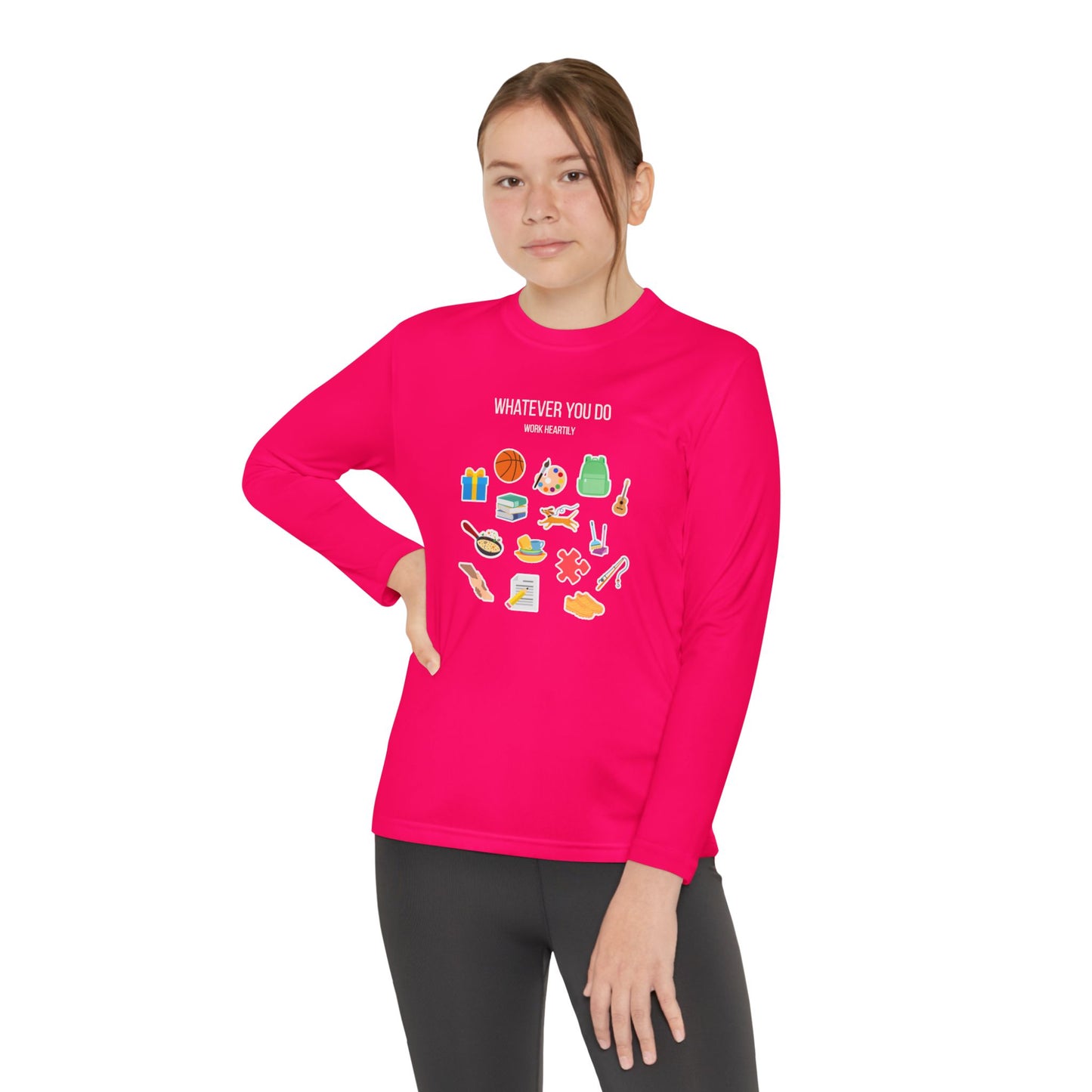 'Whatever You Do' Youth Long Sleeve Tee