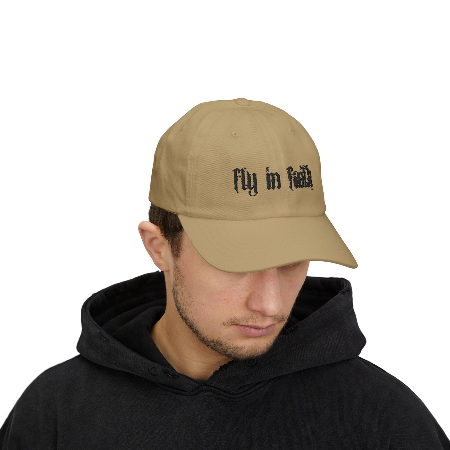 Fly in Faith Embroidered Dad Cap