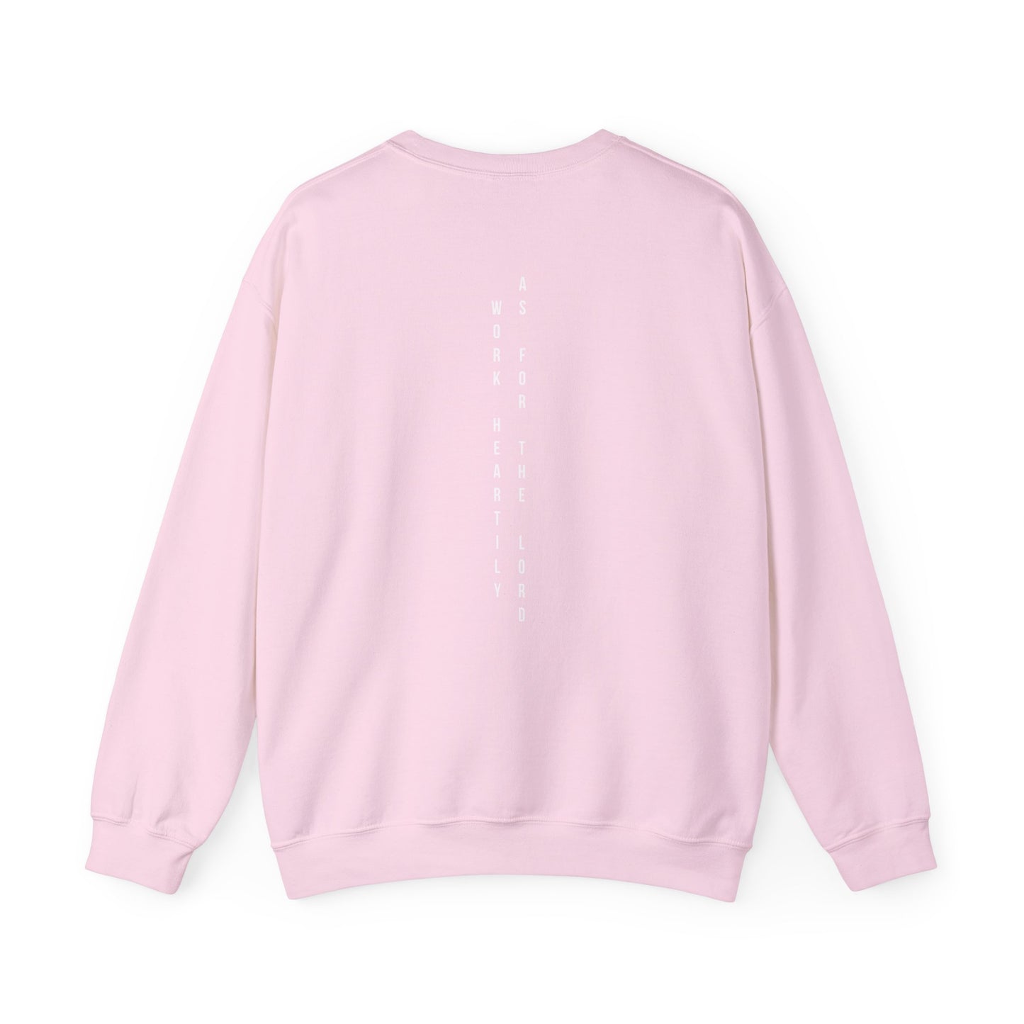 Vertical Text Crewneck Sweatshirt