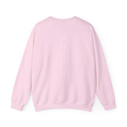 Vertical Text Crewneck Sweatshirt