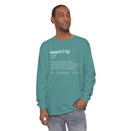 Heartily Definition Long Sleeve Tee