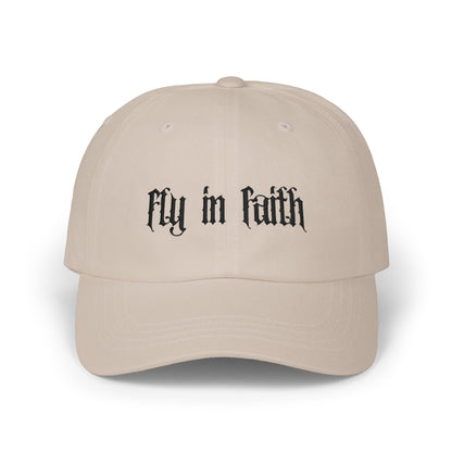Fly in Faith Embroidered Dad Cap