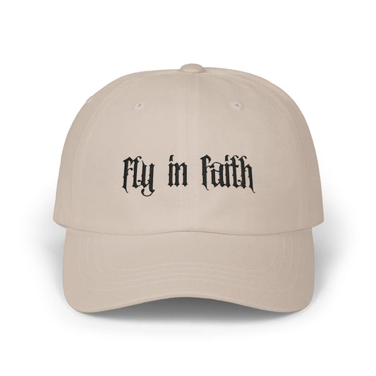 Fly in Faith Embroidered Dad Cap