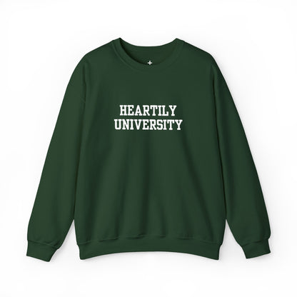 Heartily University Unisex Crewneck Sweatshirt