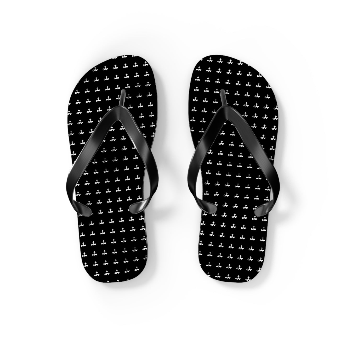 Black Flip Flops