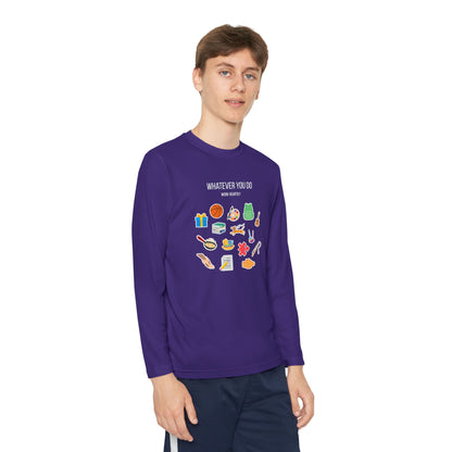 'Whatever You Do' Youth Long Sleeve Tee