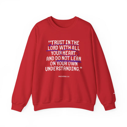 'Trust in the Lord' Proverbs 3:5 Crewneck Sweatshirt