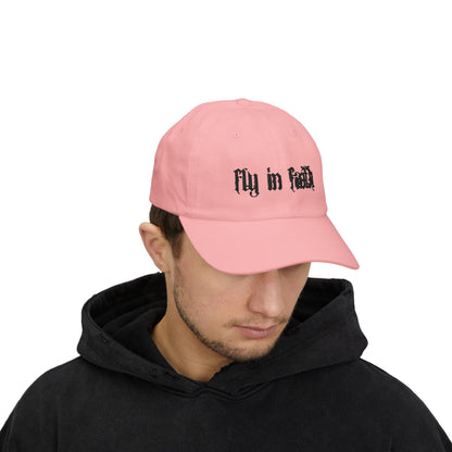 Fly in Faith Embroidered Dad Cap