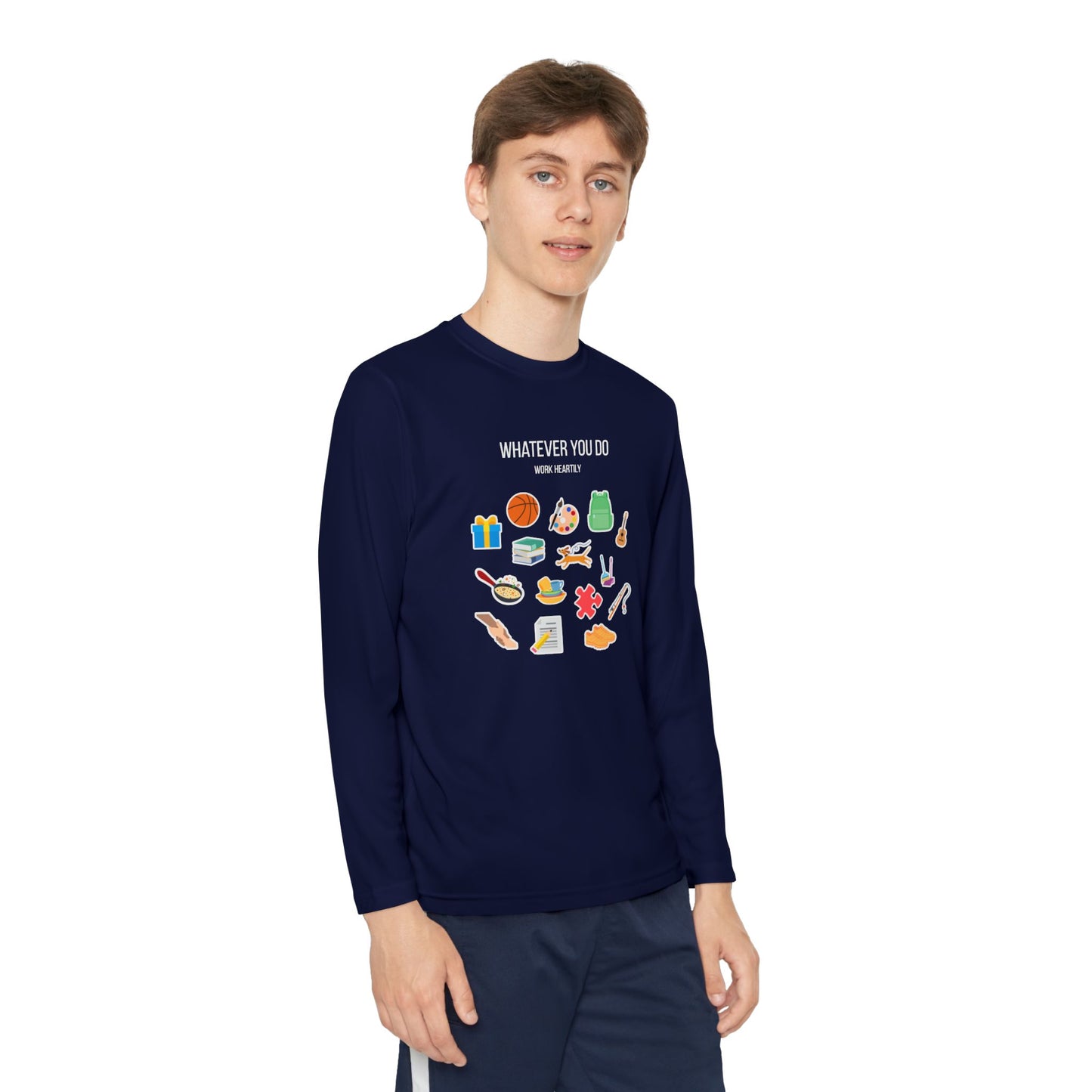'Whatever You Do' Youth Long Sleeve Tee