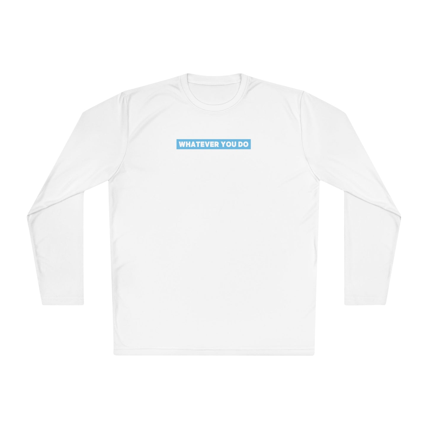 Block Border Text Performance Long Sleeve Tee