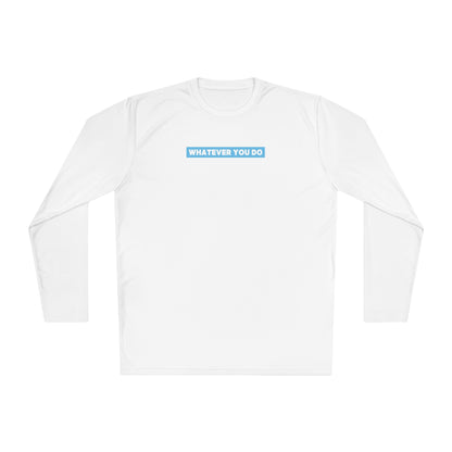 Block Border Text Performance Long Sleeve Tee