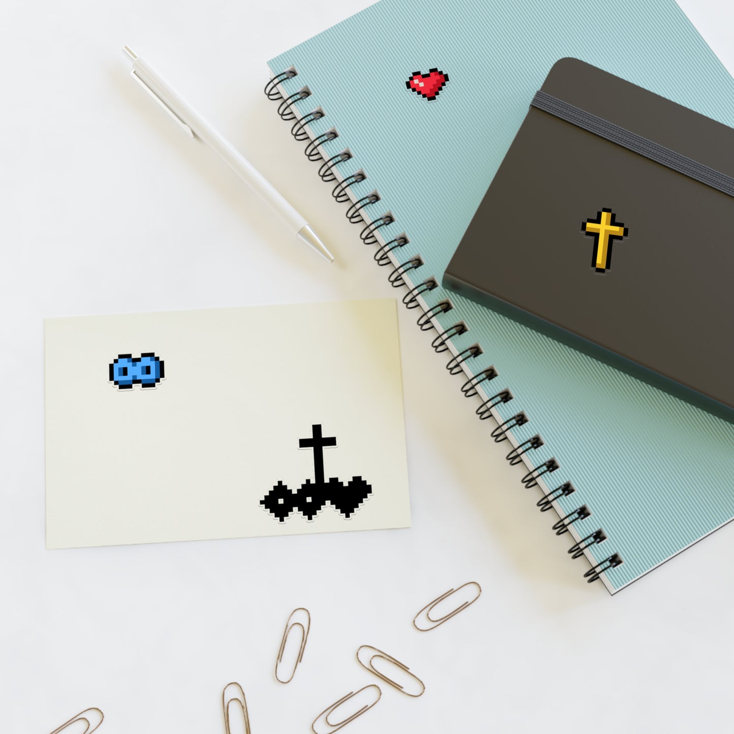 Pixel Heartily Icon Sticker Pack