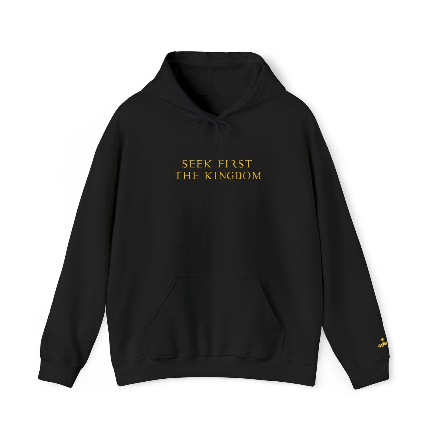 'Seek First the Kingdom' Black Pullover