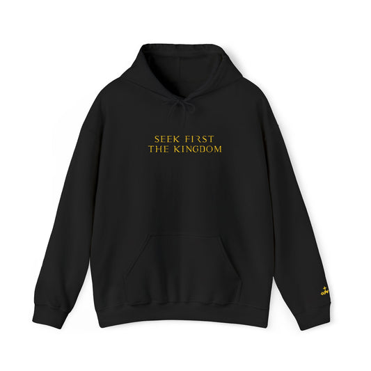 'Seek First the Kingdom' Black Pullover