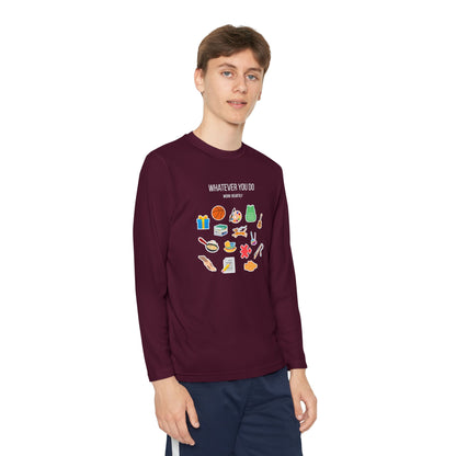 'Whatever You Do' Youth Long Sleeve Tee