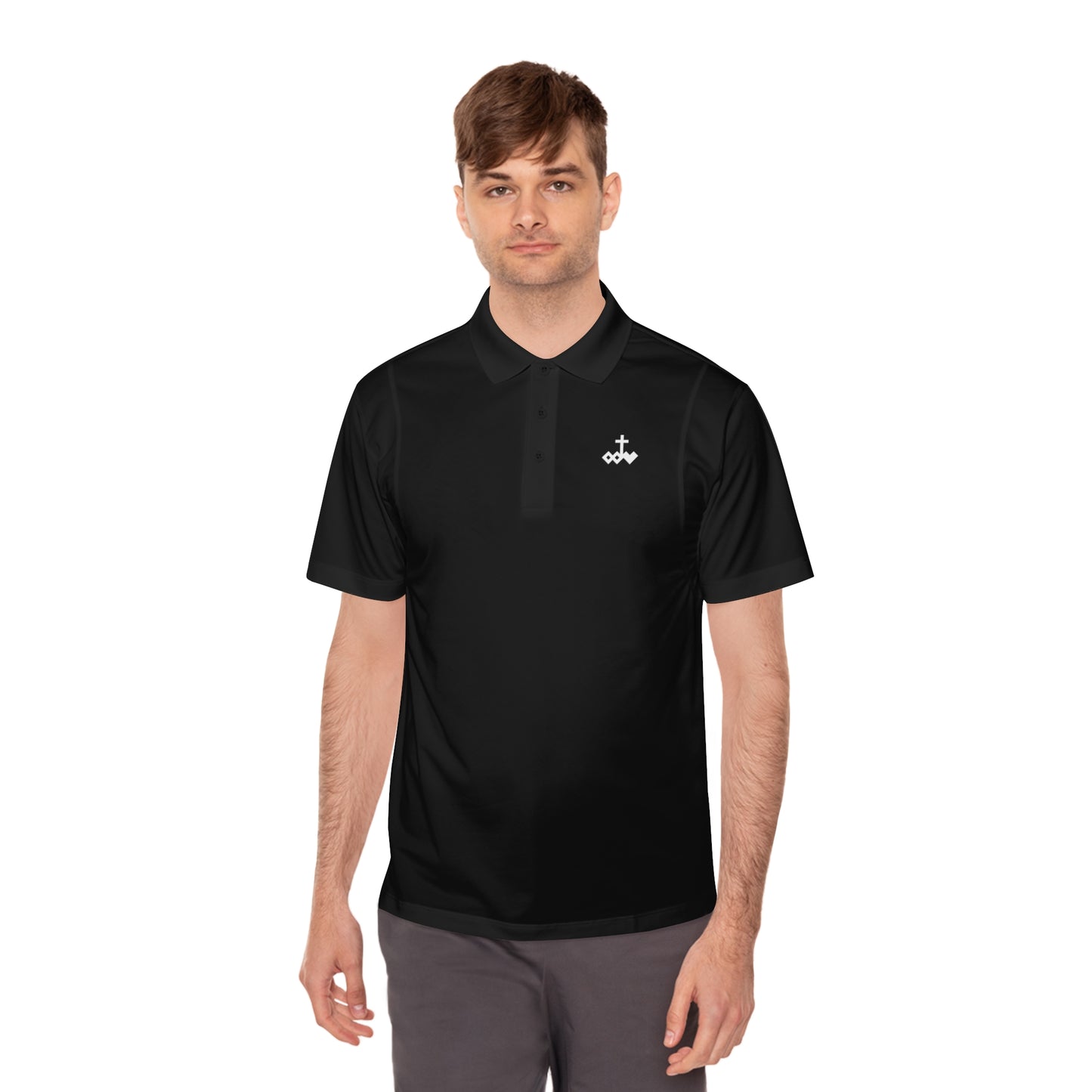 Men's Performance Polo Shirt with Logo