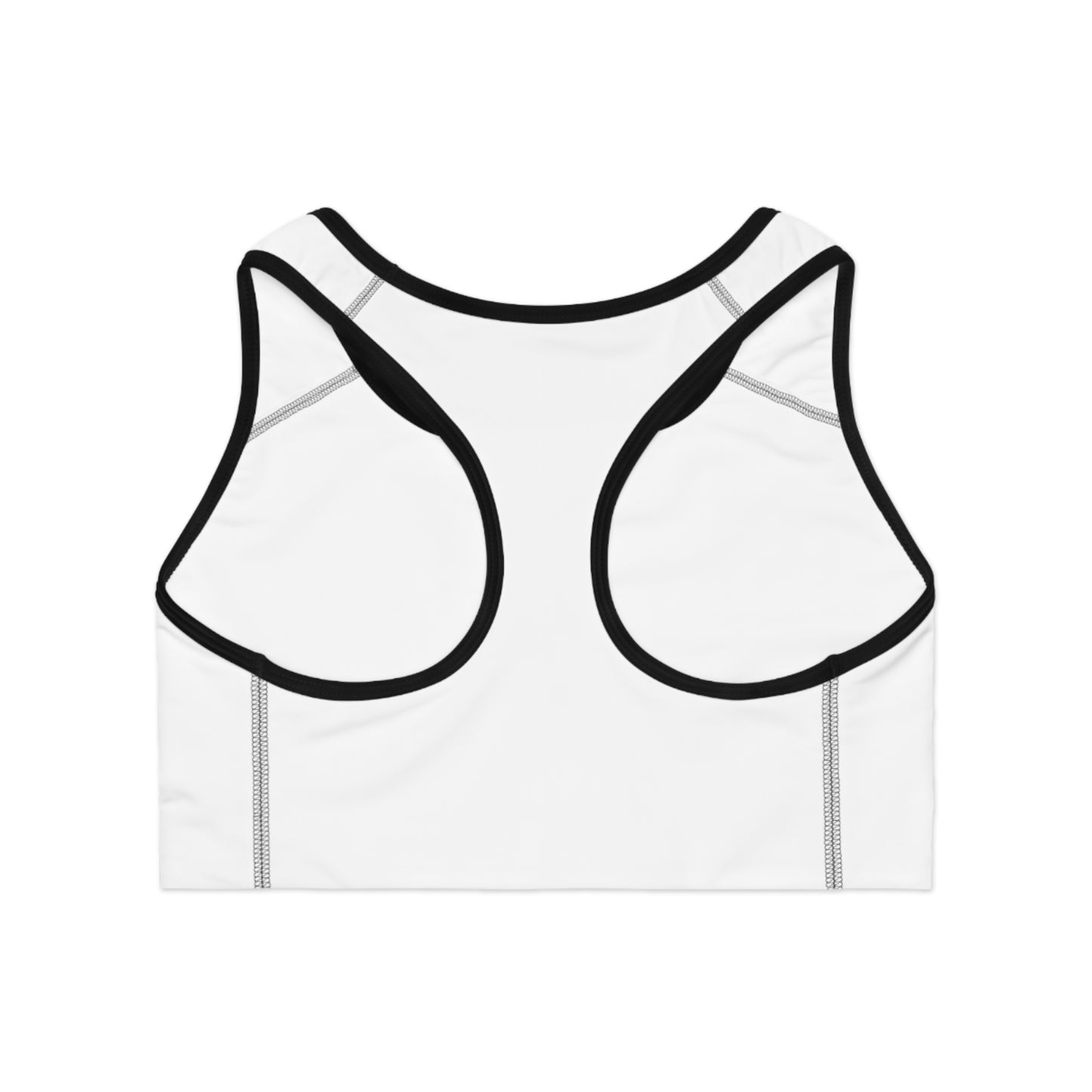 Logo Sports Bra - White