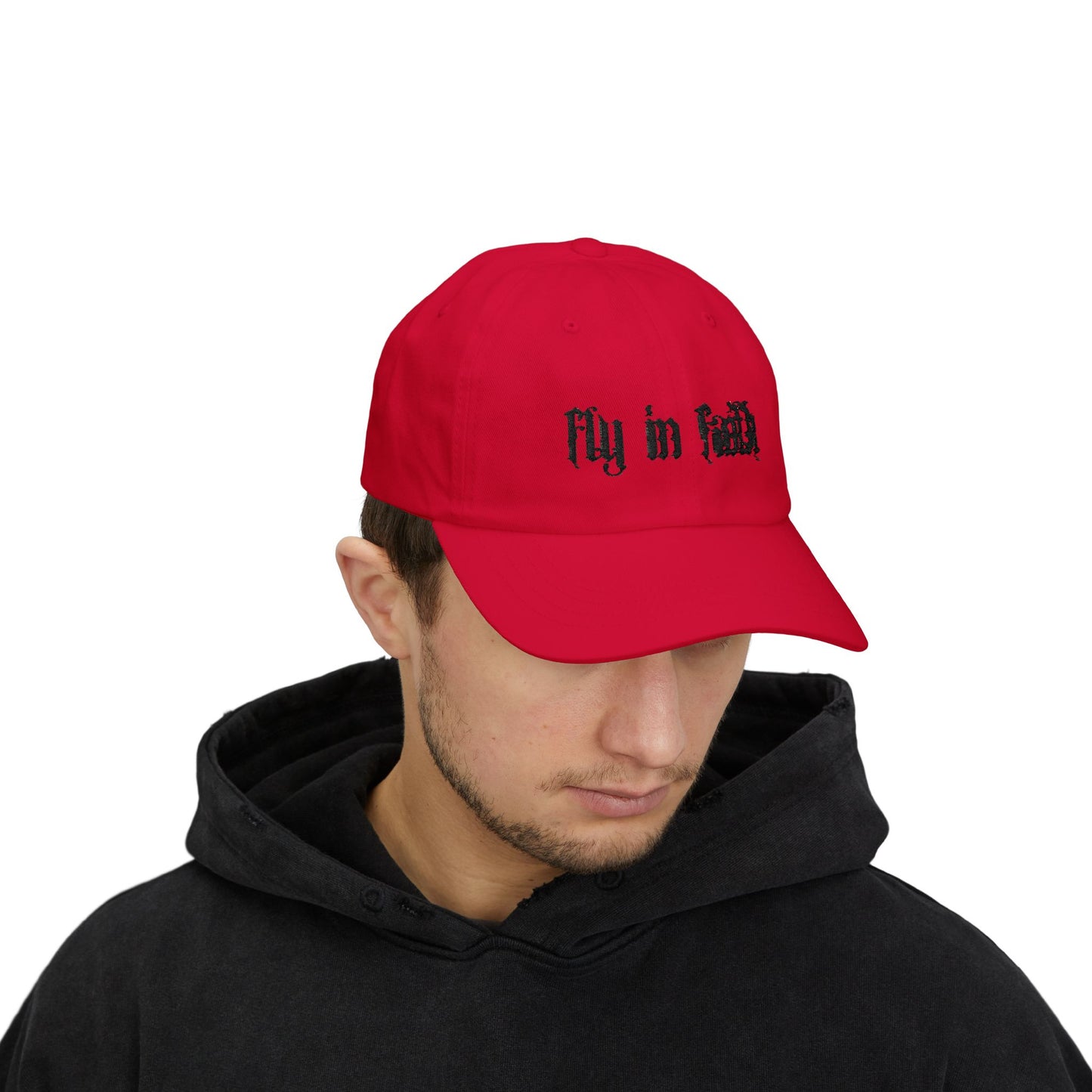 Fly in Faith Embroidered Dad Cap