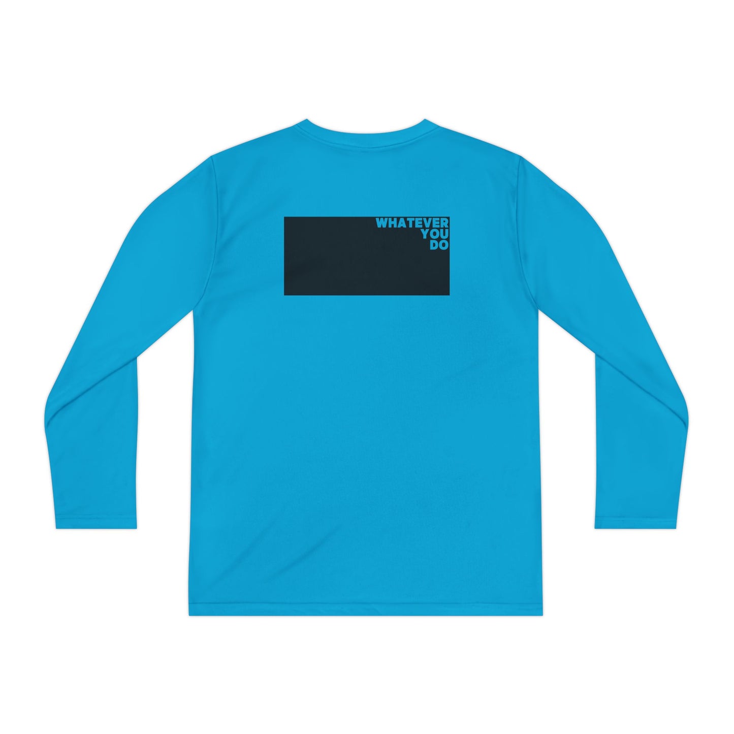 Block Font Youth Long Sleeve Tee