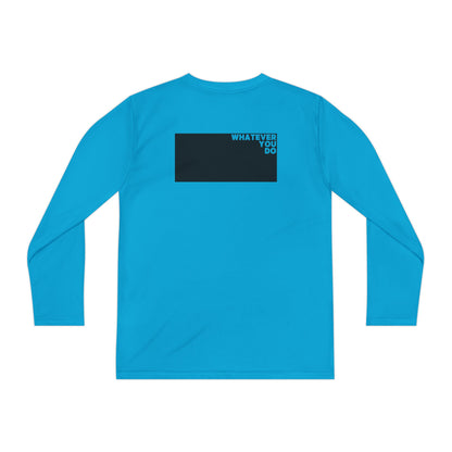 Block Font Youth Long Sleeve Tee