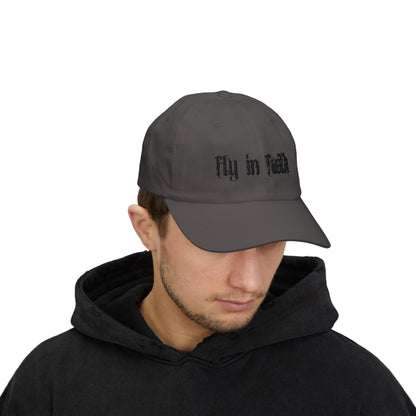 Fly in Faith Embroidered Dad Cap