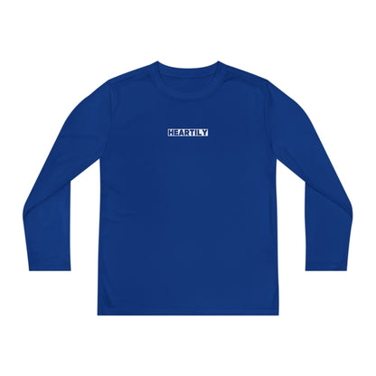 Block Font Youth Long Sleeve Tee