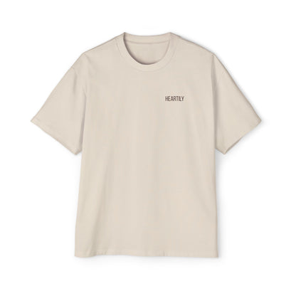 Heartily Men's Camo Logo Heavy Oversized Tee
