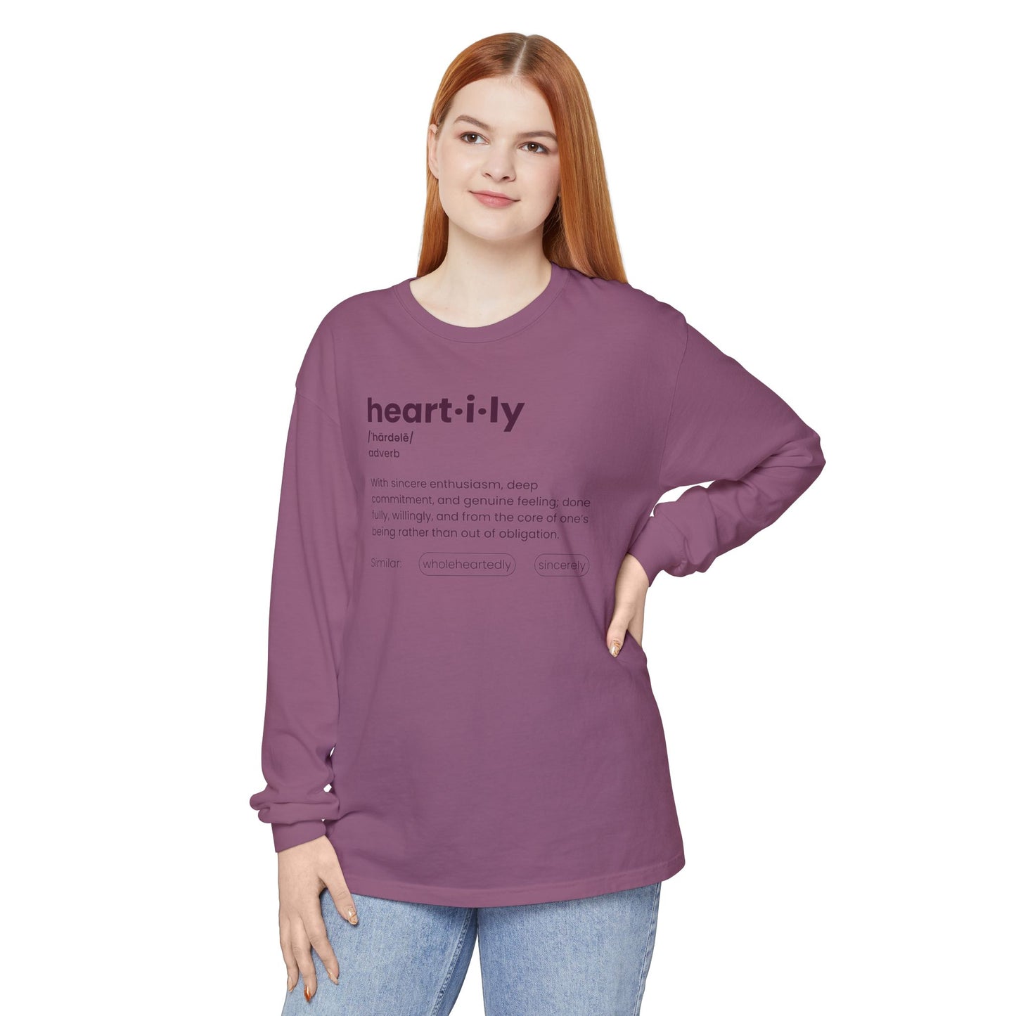 Heartily Definition Long Sleeve Tee