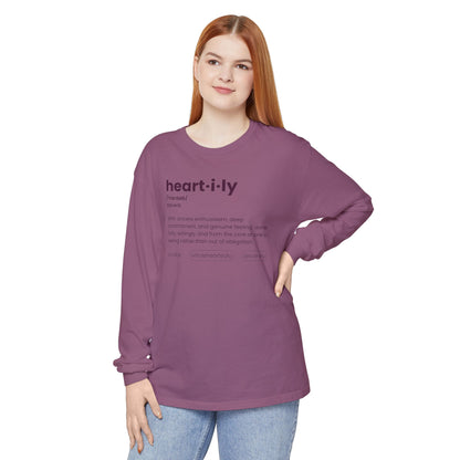 Heartily Definition Long Sleeve Tee