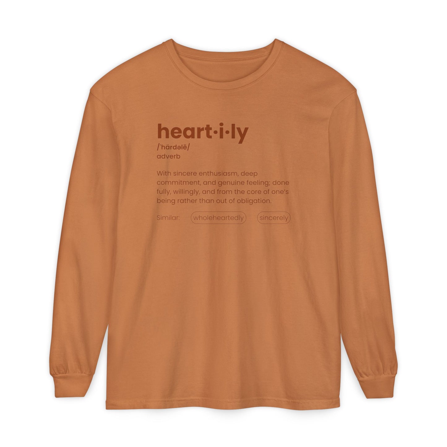 Heartily Definition Long Sleeve Tee