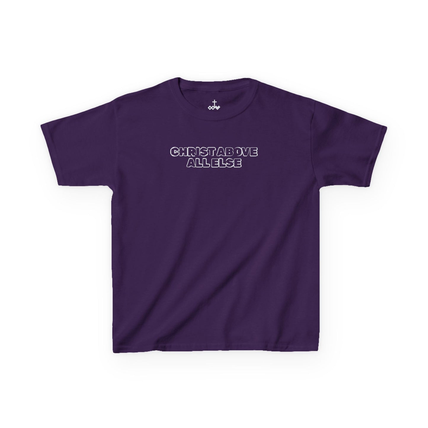 "Christ Above All Else" Kids Minimalist Graphic Tee