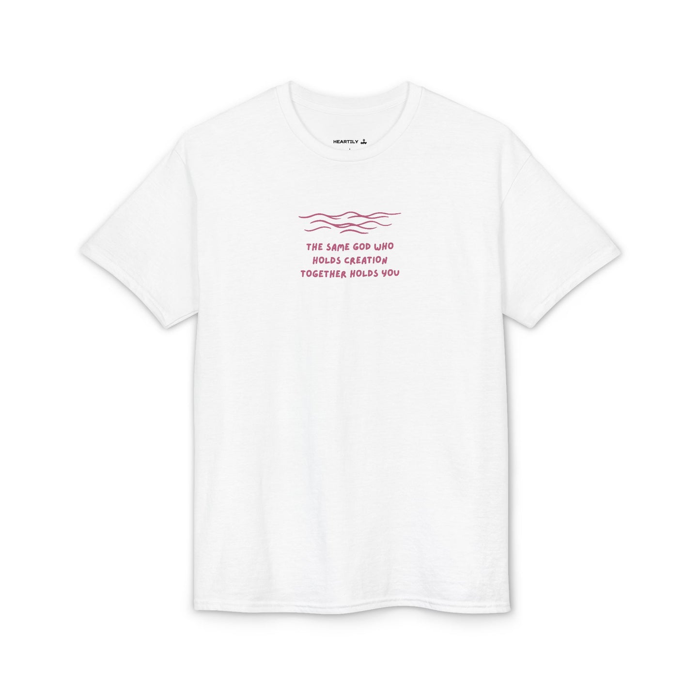 Waves & Quote Minimal T-Shirt