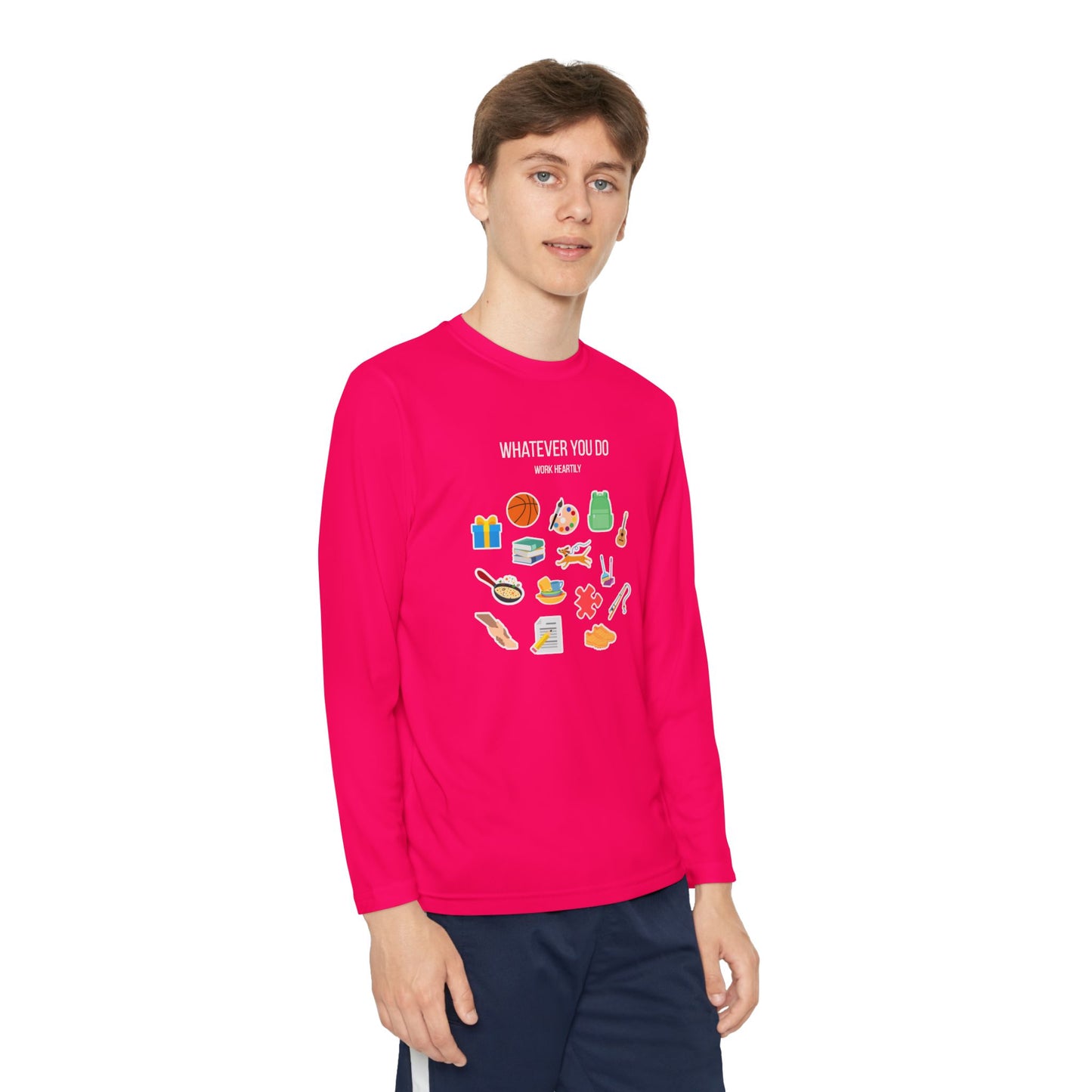 'Whatever You Do' Youth Long Sleeve Tee