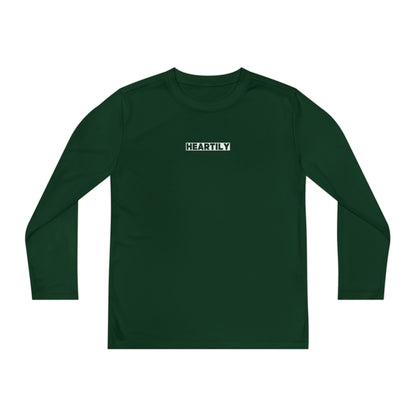 Block Font Youth Long Sleeve Tee