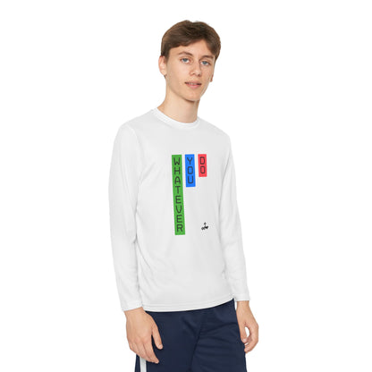 Vertical Block 'Whatever You Do' Youth Long Sleeve Tee