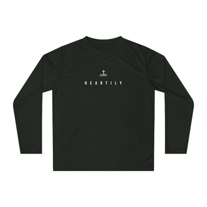 Gradient Logo & Heartily Performance Long Sleeve Shirt