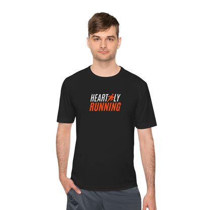 Heartily Running Moisture-Wicking Performance Tee