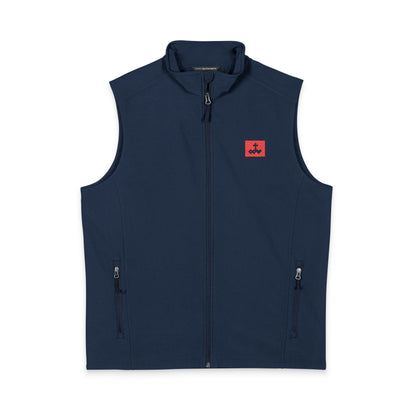 Men's Soft Shell Vest with Embroidered Logo