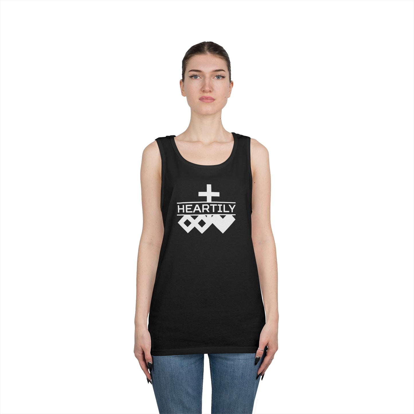 Unisex Heartily Logo Tank Top