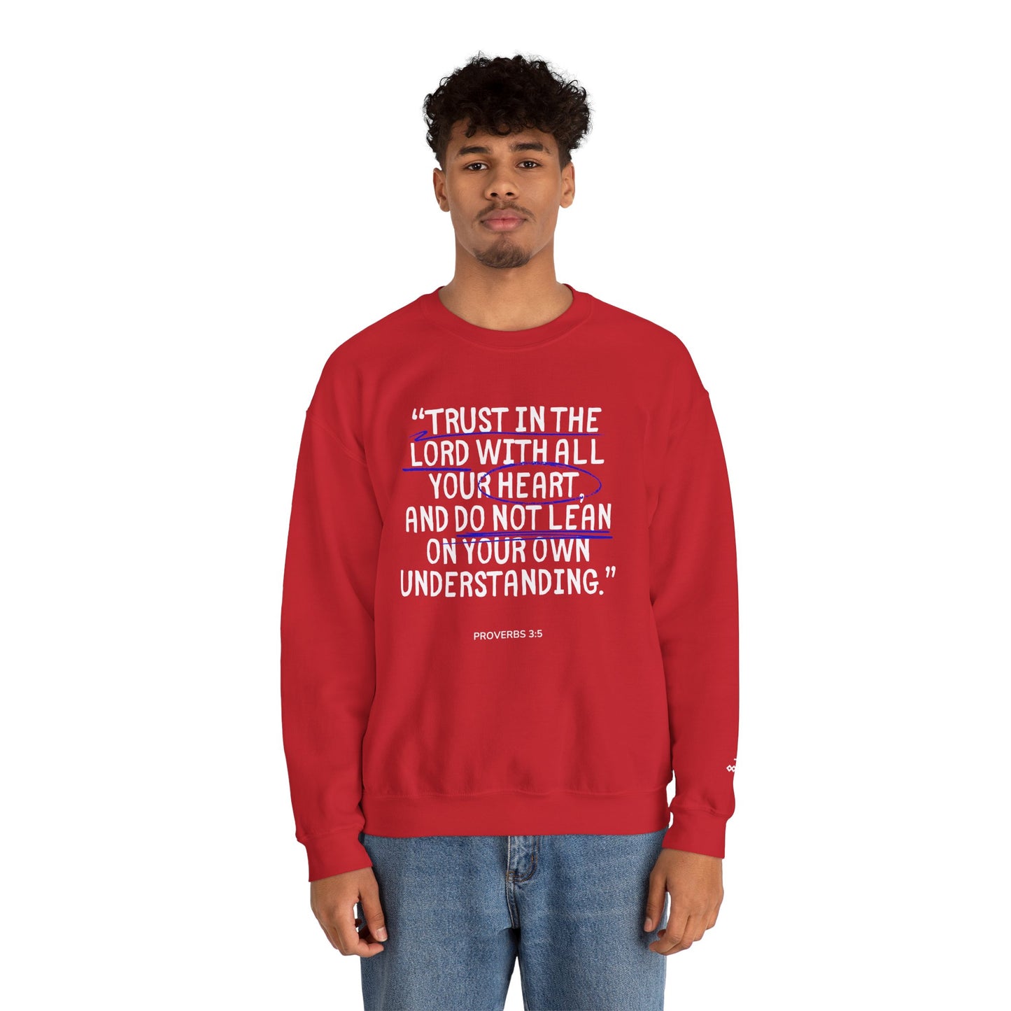 'Trust in the Lord' Proverbs 3:5 Crewneck Sweatshirt