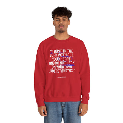 'Trust in the Lord' Proverbs 3:5 Crewneck Sweatshirt
