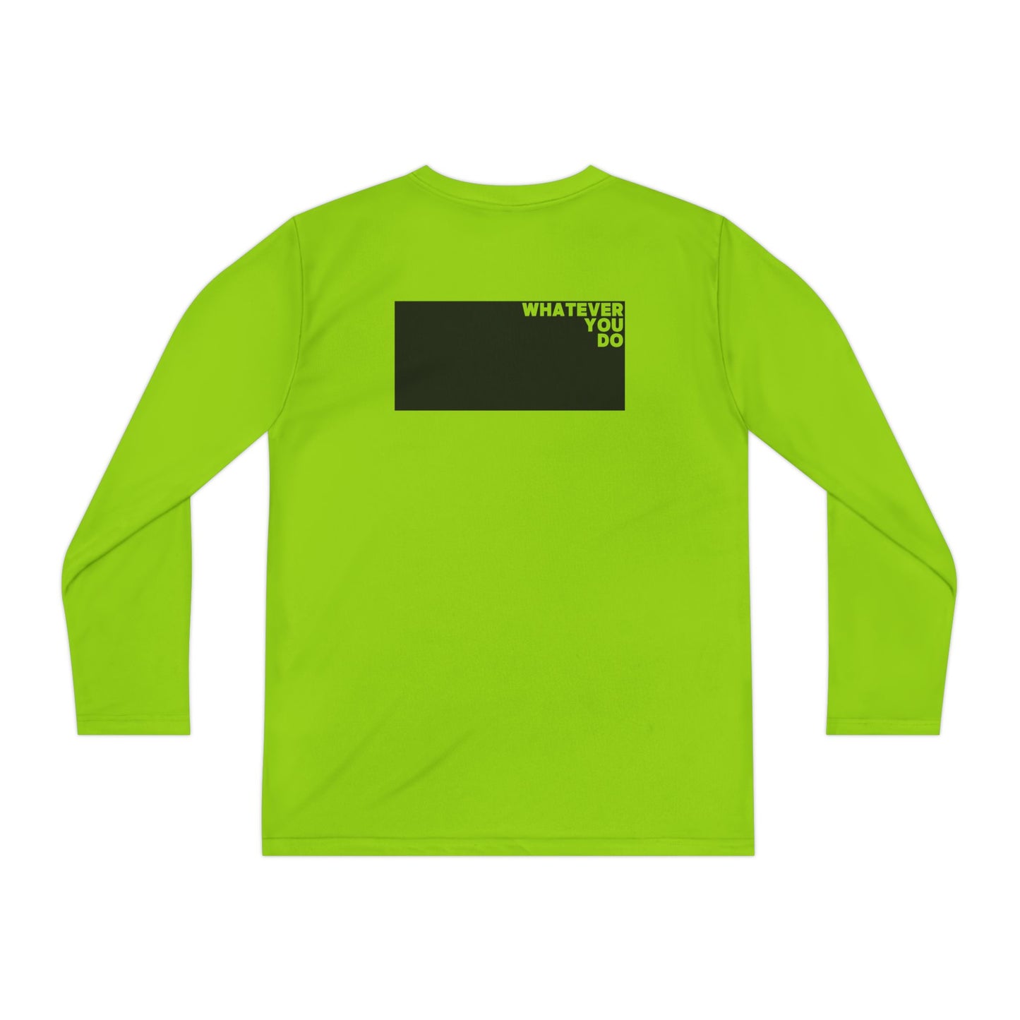 Block Font Youth Long Sleeve Tee