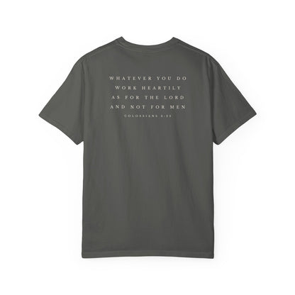 Plain Heartily Scripture T-Shirt