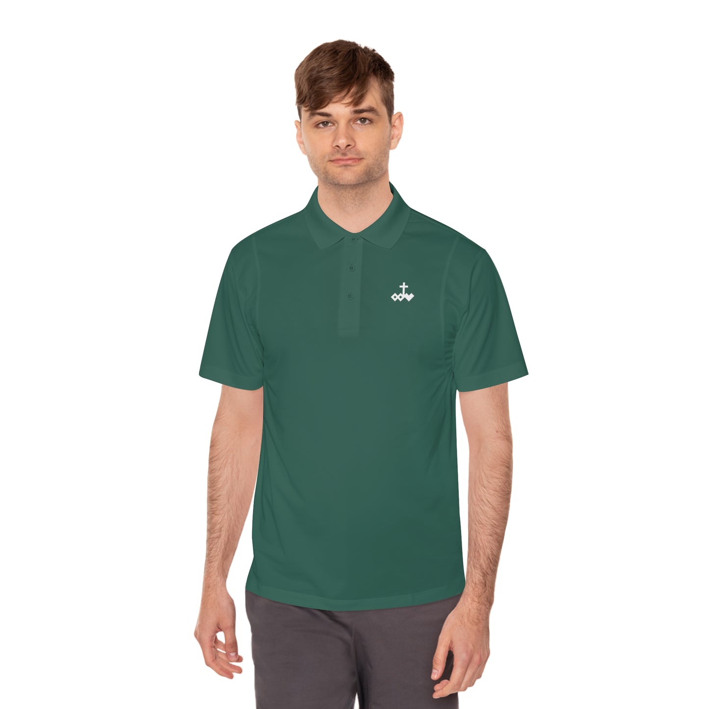 Men's Performance Polo Shirt with Logo