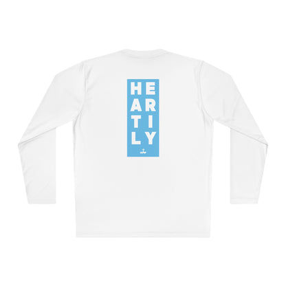 Block Border Text Performance Long Sleeve Tee