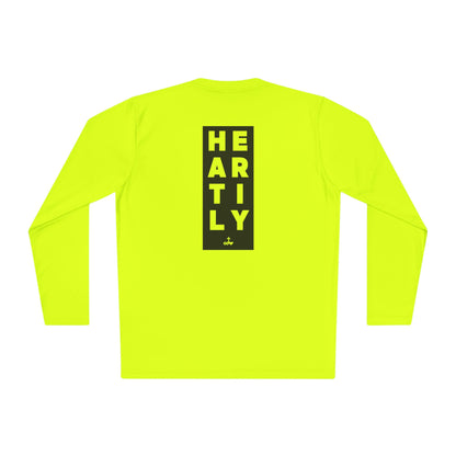 Block Border Text Performance Long Sleeve Tee