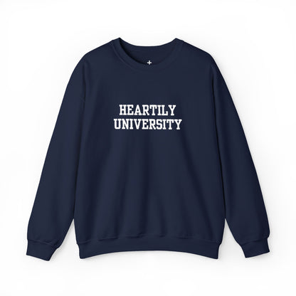 Heartily University Unisex Crewneck Sweatshirt